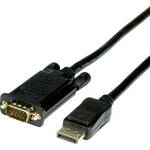 Value DisplayPort / VGA adapterski kabel DisplayPort utikač, VGA 15-polni utikač 2.00 m crna 11.99.5802 DisplayPort kabel
