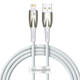 USB kabel za Lightning Baseus Glimmer Series, 2.4A, 1m (bijeli)