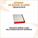 VANJSKA ŽIČANA SIRENA 112DB SA BACKUP BATERIJOM VEGA-PLUS-R