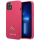 Guess GUHCP13SPS4MF Apple iPhone 13 mini pink hardcase Saffiano 4G Small Metal Logo