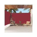 vidaXL Bočna tenda na uvlačenje crvena 220 x 600 cm