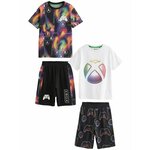 Next Pidžama set miks boja / crna / bijela 21547997