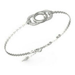 Narukvica Guess JUBB04 510JW Srebrna