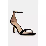 Sandale od brušene kože Lauren Ralph Lauren Allie Mid boja: crna, 802959175001