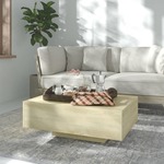 vidaXL Stolić za kavu boja hrasta sonome 85 x 55 x 31 cm od iverice