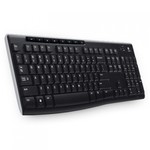 Logitech K270 bežični/žični tipkovnica, USB, crna