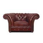 Chesterfield Fotelja Winfield Basic Leather | 1-sjedište | Cloudy Red