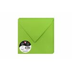 Clairefontaine kuverte Pollen 165x165mm 120gr intensive green 1/20