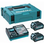 MAKITA Li-ion XGT 40V set 2 kom BL4040+1 kom DC40RA+1 kom Makpac 191J97-1