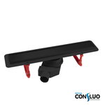 Odvod CONFLUO PRIMO COMPACT LINE 850 MATTE BLACK