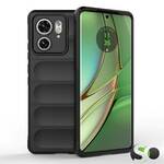 Silikonska Wave maskica za Motorola Edge 40 Crna