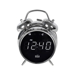 Silva Schneider URW 240 radio sat UKW, USB funkcija alarma krom-crna