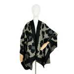 Art Of Polo Woman's Poncho sz23446-3 crna
