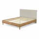 Bež/u prirodnoj boji bračni krevet s podnicom 180x200 cm Noa – Bobochic Paris