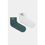 Čarape Calvin Klein Jeans 2-pack za muškarce, boja: zelena, 701228805