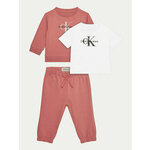Calvin Klein Jeans Dječji set Monogram Starter IN0IN00011 Ružičasta Regular Fit