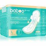 Baboo Postpartum Maternity Pads higijenski ulošci nakon poroda jednokratne veličina L 8 kom