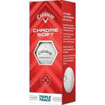 Callaway Chrome Soft 2024 White Golf Balls Triple Track 3 Pack