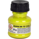 KOH-I-NOOR Tinta Drawing Ink Fluorescent Yellow