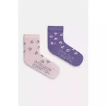 Dječje čarape United Colors of Benetton 2-pack boja: ljubičasta, 6AO307045