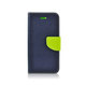 Book Magnetic Xiaomi Redmi Note 9T 5G plavo-zelena