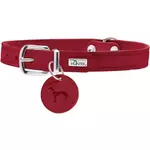 Hunter ogrlica za pse Aalborg S 42 cm, koža crvena