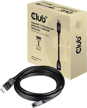CLUB3D DisplayPort 1.4 Produžni kabel Crno 3m CAC-1023