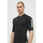 Biciklistička majica kratkih rukava adidas Performance boja: crna, s tiskom, IR7933