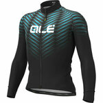 MAJICA ALE THORN LS BLACK/TURQUOISE