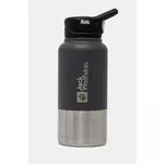 Termos boca Jack Wolfskin Saima Insulated Straw 950 ml boja: siva, A64001
