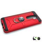 HQ Anti-Shock Armor maskica s magnetnim stalkom za Xiaomi Redmi Note 8 Pro Crvena