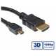 Kabel HDMI m - HDMI micro (Type D male) 2.0m