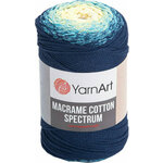 Yarn Art Macrame Cotton Spectrum 1328 Blue Yellow