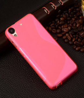 HTC Desire 650 roza silikonska maska