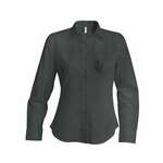 LADIES LONG-SLEEVED NON-IRON SHIRT - Zinc,XS