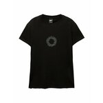 Pull&Bear Majica 'GOTICO' crna / bijela 25109331