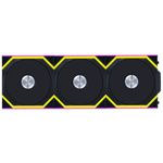 Ventilator LIAN LI UNI FAN SL Wireless Reverse Blade, ARGB, 120mm PWM, 3-pack komplet + kontroler, crni 12RSL1W3B