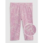 GAP Kids organic capri leggings pattern - Girls siva, roze