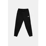 Dječji donji dio trenirke Puma ESS 2 COLOR No. 1 Logo Sweatpants FL boja: crna, bez uzorka, 685824
