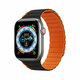 DuxDucis® Magnetni Remen za Apple Watch SE/8/7/6/5/4/3/2/1 (41/40/38mm) - (LD Version) Crno narančasti