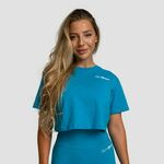 GymBeam Ženski Crop Top Limitless Aquamarine XL