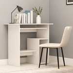 vidaXL Radni stol bijeli 80 x 45 x 74 cm od iverice