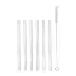 Set s 6 staklenih slamki Vialli Design, dužina 15 cm