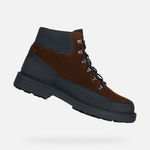 Brown Men's Ankle Boots Geox Lagorai + Grip - Men smeđa