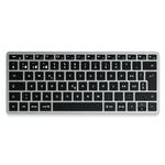 Satechi Slim X1 Bluetooth® tipkovnica švicarska, qwertz antracitna boja tipke za multimediju, osvjetljen