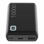 Prijenosna Baterija CELLULARLINE Essence 10000 mAh, Crna; Brand: CELLULARLINE; Model: ; PartNo: 8018080428647; 112134 Ulaz: USB-C i USB-A od 10.5W Izlaz: USB-A 12W Dizajnirana od neklizajućeg premaza i mekog materijala Dolazi s odvojivim kabelom...