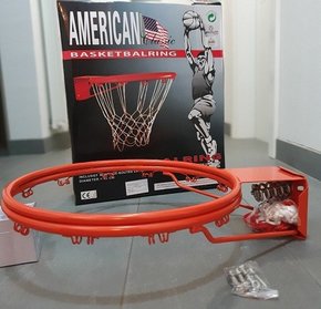 Košarkaški obruč s oprugom i mrežicom