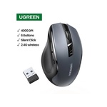 Ugreen MU006 bežični miš, crni/plavi/sivi/zeleni