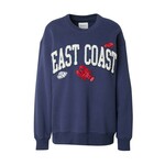 Abercrombie & Fitch Sweater majica 'DESTINATION' mornarsko plava / crvena / bijela 25344255