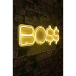 Ukrasna plastična LED rasvjeta, BOSS - Yellow